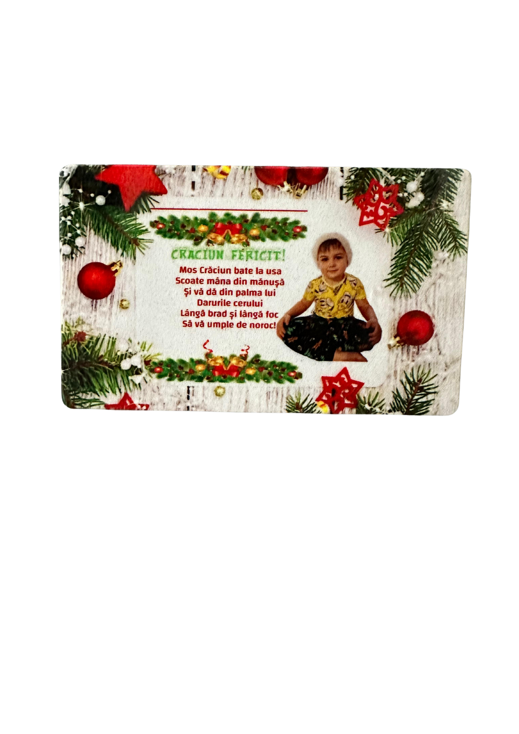 Magnet Foto Personalizat Dreptunghi 9.5x5 cm