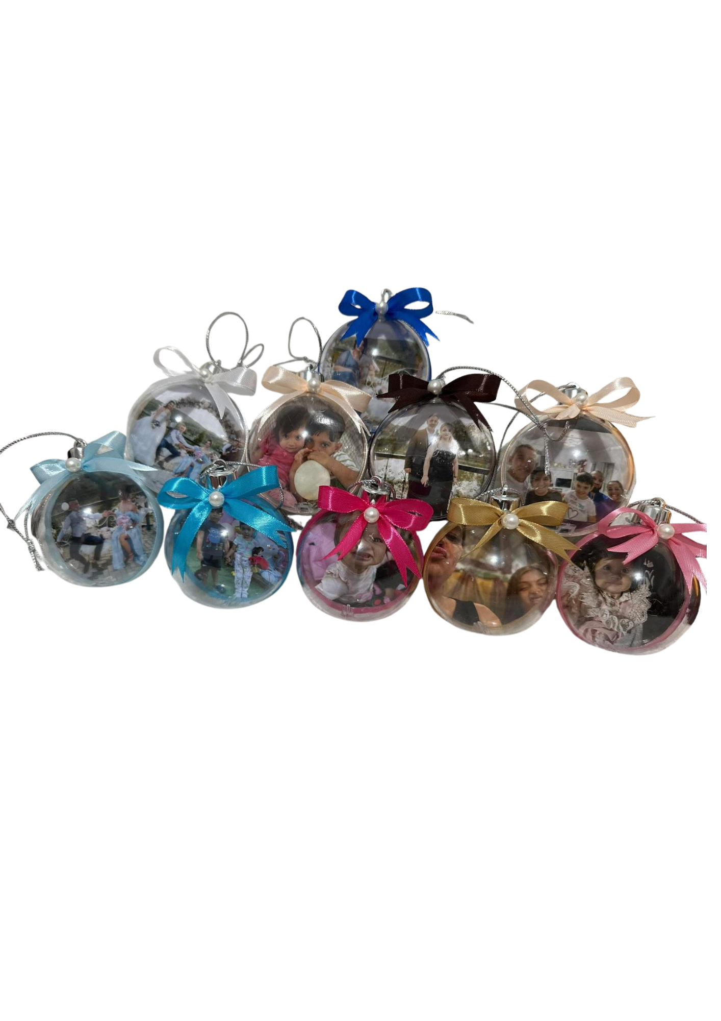 Glob Insertie Foto Rotund pentru Brad Ø7cm